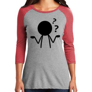 TriBlend Women's 3/4 Raglan Tee Thumbnail