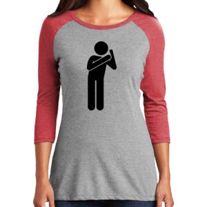 TriBlend Women's 3/4 Raglan Tee Thumbnail