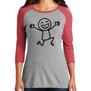 TriBlend Women's 3/4 Raglan Tee Thumbnail