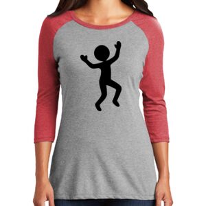 TriBlend Women's 3/4 Raglan Tee Thumbnail