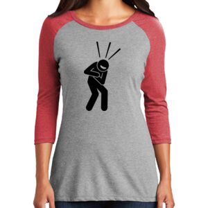 TriBlend Women's 3/4 Raglan Tee Thumbnail