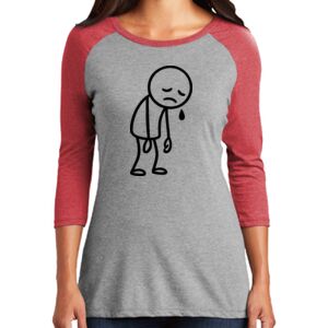 TriBlend Women's 3/4 Raglan Tee Thumbnail