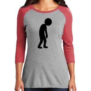 TriBlend Women's 3/4 Raglan Tee Thumbnail