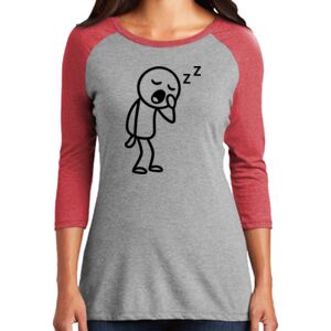 TriBlend Women's 3/4 Raglan Tee Thumbnail