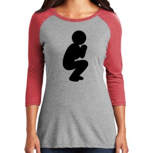 TriBlend Women's 3/4 Raglan Tee Thumbnail