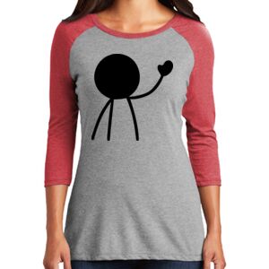 TriBlend Women's 3/4 Raglan Tee Thumbnail