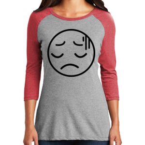 TriBlend Women's 3/4 Raglan Tee Thumbnail