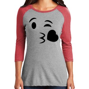 TriBlend Women's 3/4 Raglan Tee Thumbnail