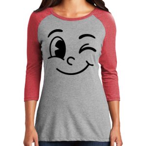 TriBlend Women's 3/4 Raglan Tee Thumbnail