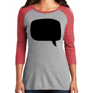 TriBlend Women's 3/4 Raglan Tee Thumbnail