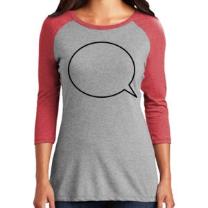 TriBlend Women's 3/4 Raglan Tee Thumbnail