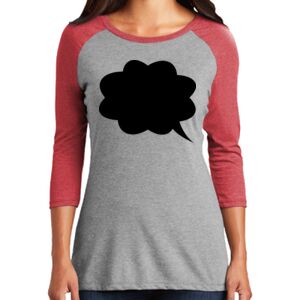 TriBlend Women's 3/4 Raglan Tee Thumbnail