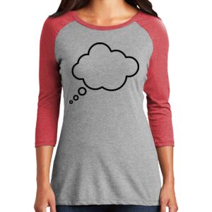 TriBlend Women's 3/4 Raglan Tee Thumbnail