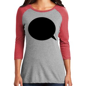 TriBlend Women's 3/4 Raglan Tee Thumbnail