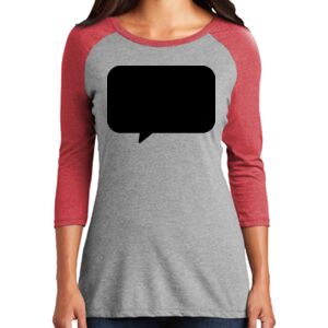 TriBlend Women's 3/4 Raglan Tee Thumbnail