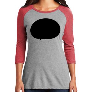 TriBlend Women's 3/4 Raglan Tee Thumbnail