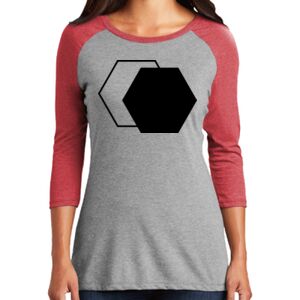TriBlend Women's 3/4 Raglan Tee Thumbnail