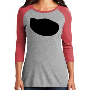 TriBlend Women's 3/4 Raglan Tee Thumbnail