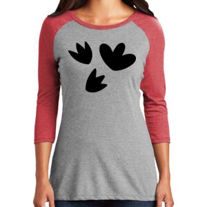 TriBlend Women's 3/4 Raglan Tee Thumbnail
