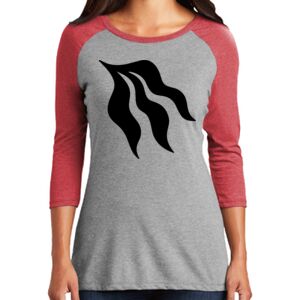 TriBlend Women's 3/4 Raglan Tee Thumbnail