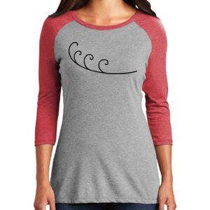 TriBlend Women's 3/4 Raglan Tee Thumbnail