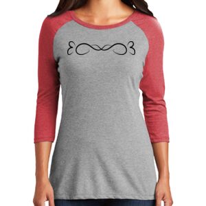 TriBlend Women's 3/4 Raglan Tee Thumbnail