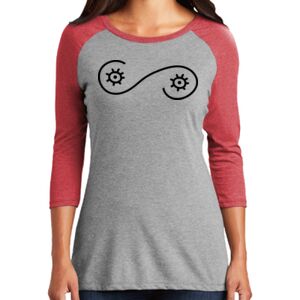 TriBlend Women's 3/4 Raglan Tee Thumbnail
