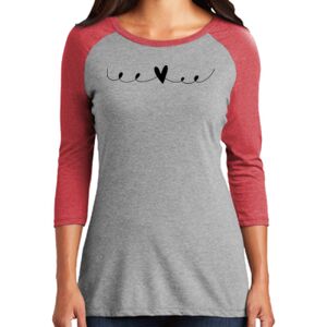 TriBlend Women's 3/4 Raglan Tee Thumbnail