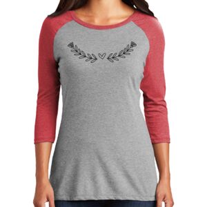 TriBlend Women's 3/4 Raglan Tee Thumbnail