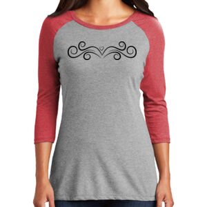 TriBlend Women's 3/4 Raglan Tee Thumbnail