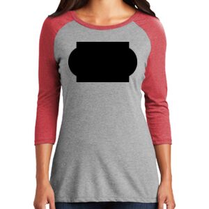 TriBlend Women's 3/4 Raglan Tee Thumbnail