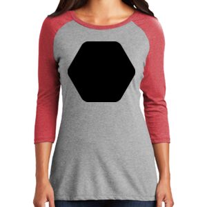 TriBlend Women's 3/4 Raglan Tee Thumbnail