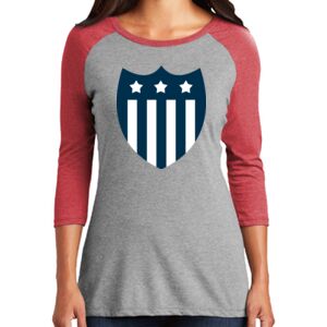 TriBlend Women's 3/4 Raglan Tee Thumbnail