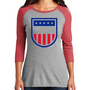 TriBlend Women's 3/4 Raglan Tee Thumbnail