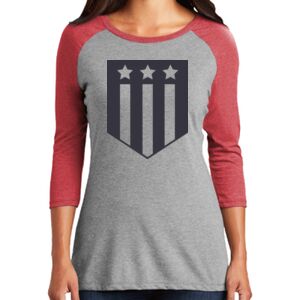 TriBlend Women's 3/4 Raglan Tee Thumbnail