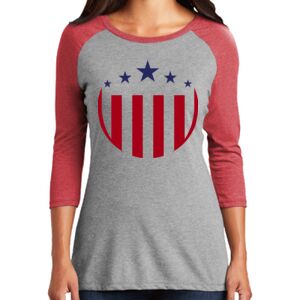 TriBlend Women's 3/4 Raglan Tee Thumbnail