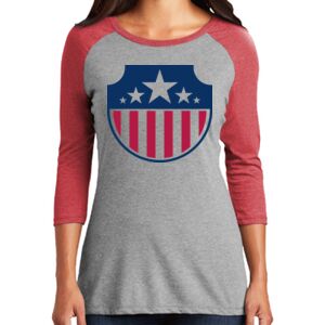 TriBlend Women's 3/4 Raglan Tee Thumbnail