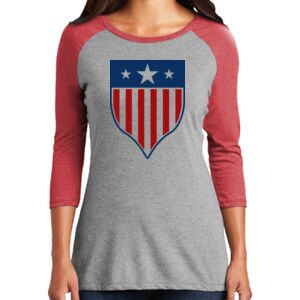 TriBlend Women's 3/4 Raglan Tee Thumbnail