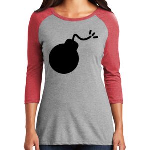 TriBlend Women's 3/4 Raglan Tee Thumbnail