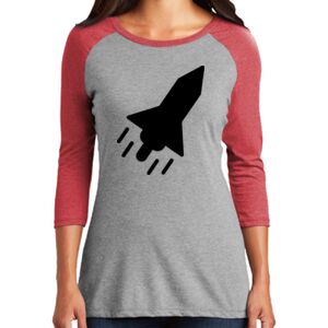 TriBlend Women's 3/4 Raglan Tee Thumbnail