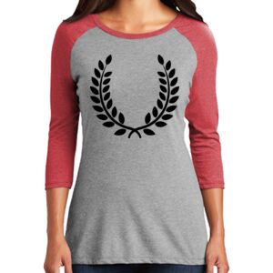 TriBlend Women's 3/4 Raglan Tee Thumbnail