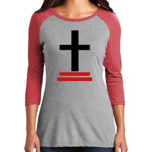 TriBlend Women's 3/4 Raglan Tee Thumbnail
