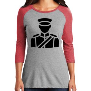 TriBlend Women's 3/4 Raglan Tee Thumbnail