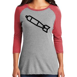 TriBlend Women's 3/4 Raglan Tee Thumbnail