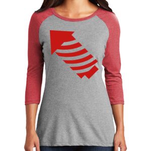 TriBlend Women's 3/4 Raglan Tee Thumbnail