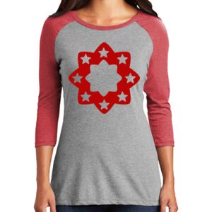 TriBlend Women's 3/4 Raglan Tee Thumbnail