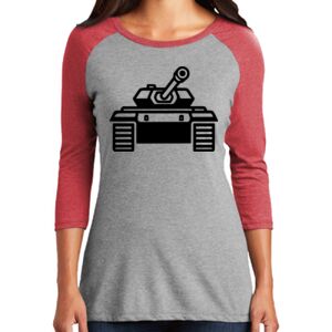 TriBlend Women's 3/4 Raglan Tee Thumbnail