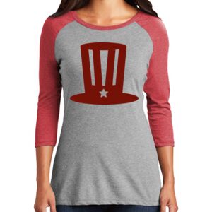 TriBlend Women's 3/4 Raglan Tee Thumbnail