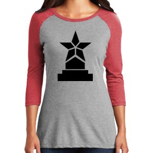 TriBlend Women's 3/4 Raglan Tee Thumbnail