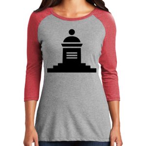 TriBlend Women's 3/4 Raglan Tee Thumbnail